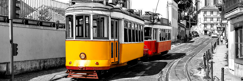 Photo wallpaper with trams Photo wallpaper with trams