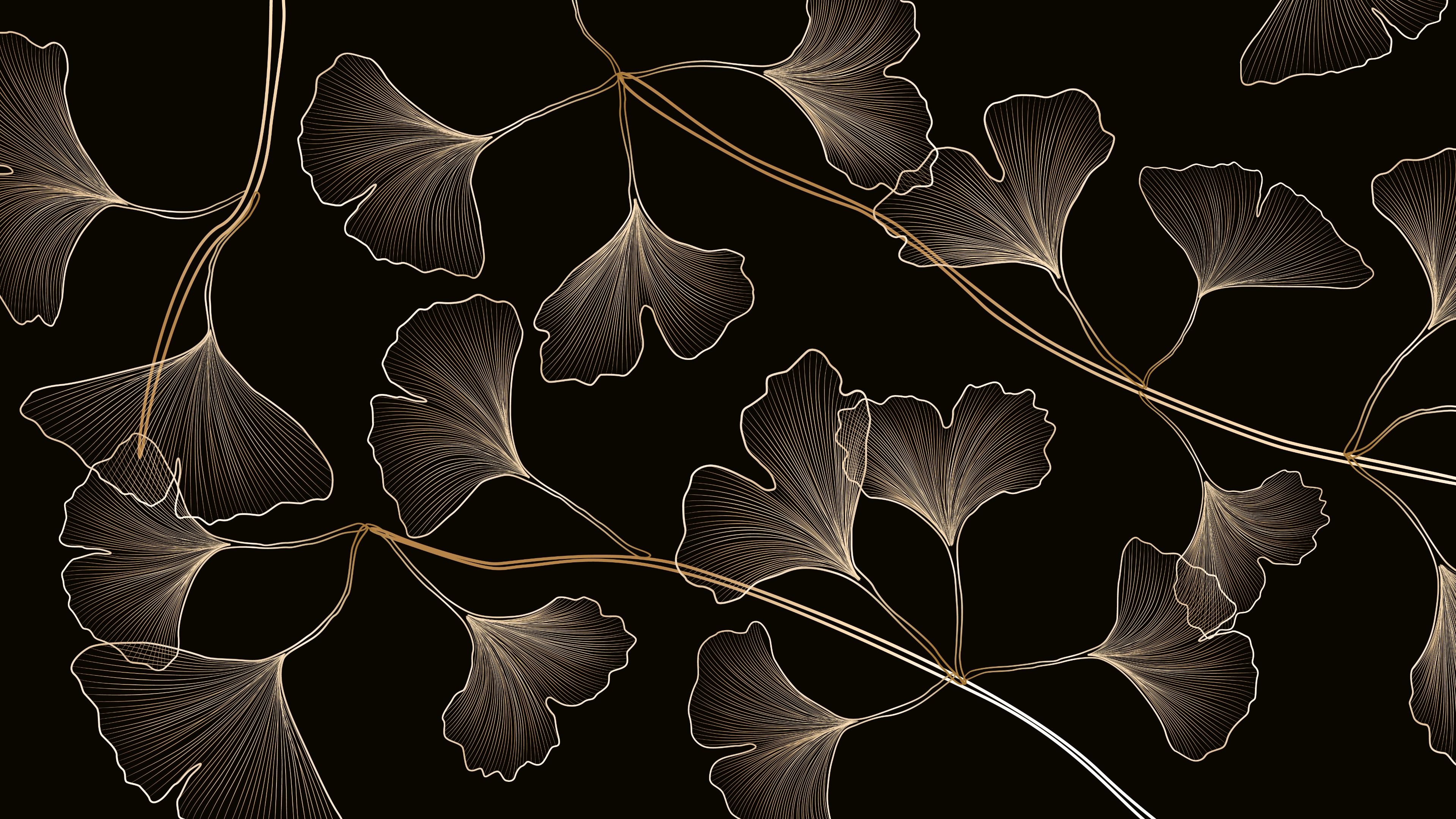 Black Floral Wallpaper