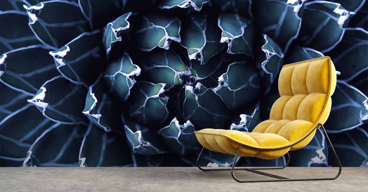 Wallpaper art with Cactus