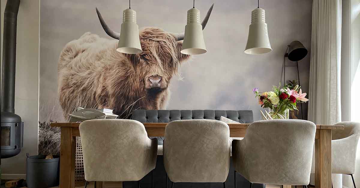 Wallpaper art with Animals