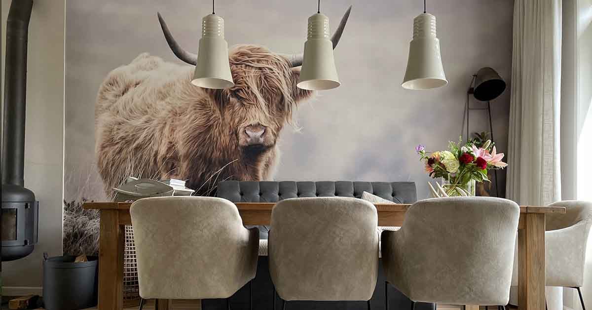 Wallpaper art with Animals