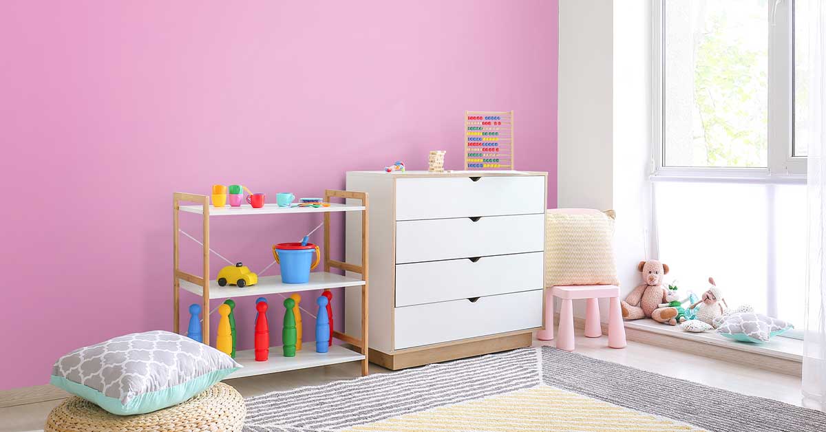 Pink peel and stick wallpaper