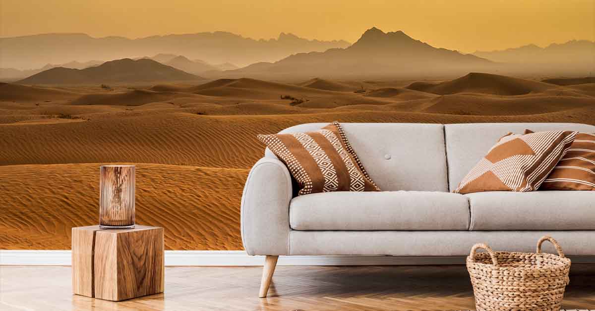 Wall mural of the sahara