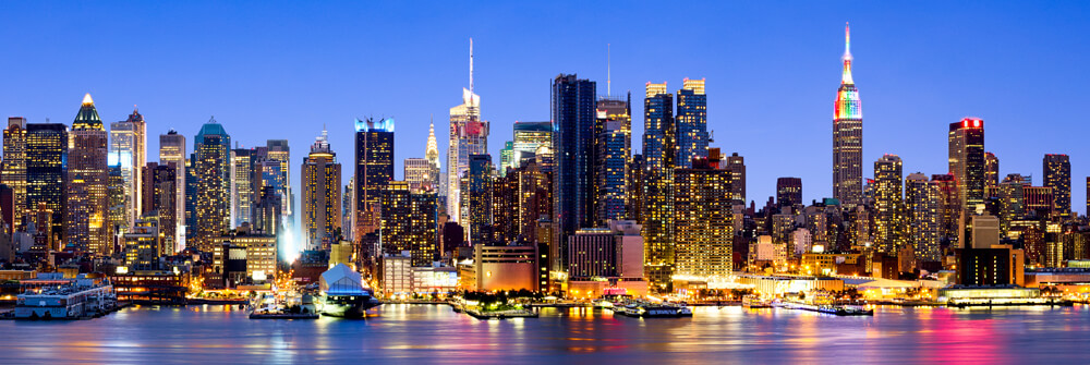 Skylines on photo wallpaper Skylines on photo wallpaper