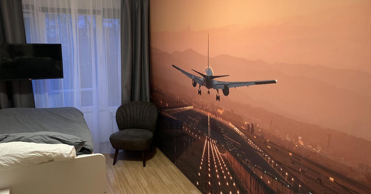 Photo Wallpaper with Planes