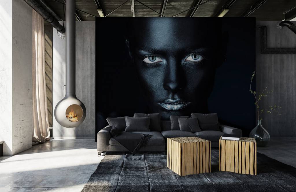 Portets and faces - Mysterious woman - Living room 1