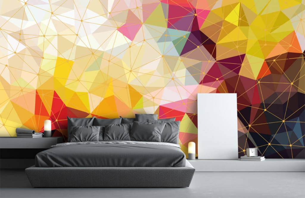 Other - Print of colorful triangles - Bedroom 5
