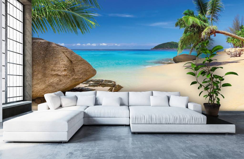 Beach wallpaper - Tropical island - Hobby room 3
