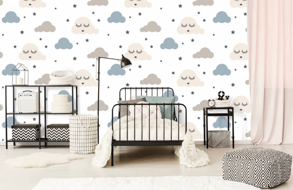 Baby wallpaper - Dormant clouds - Baby room 2