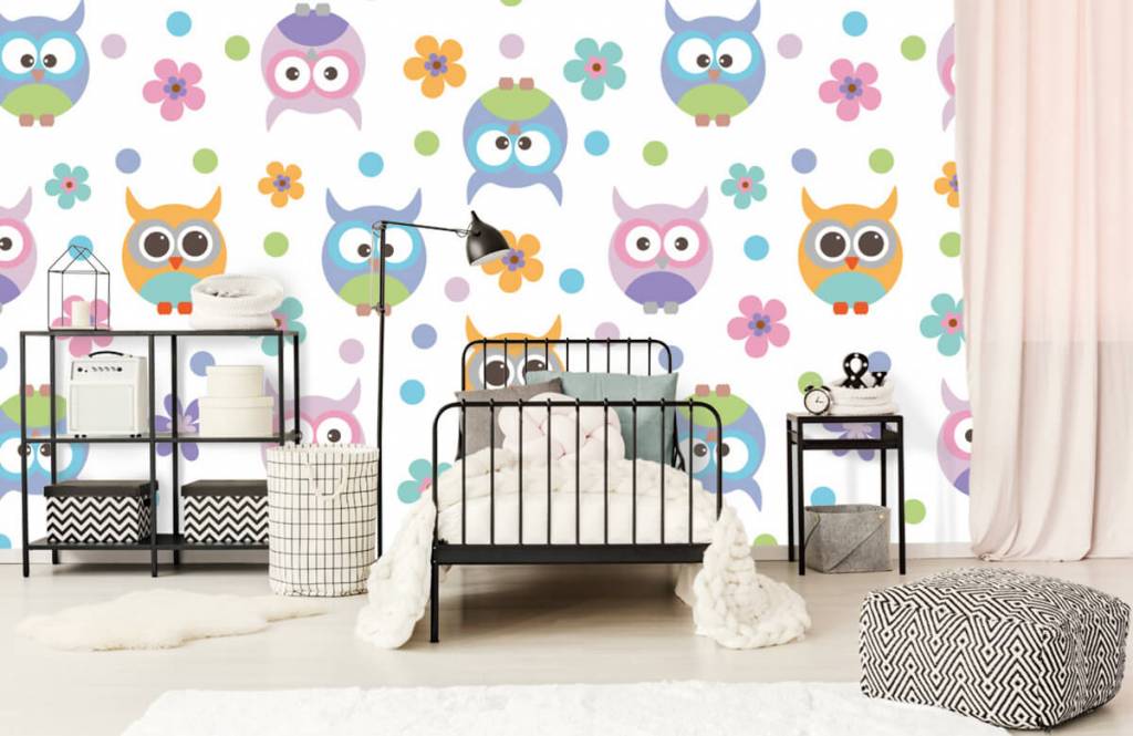 Other - Wallpaper with owls - Children's room 2