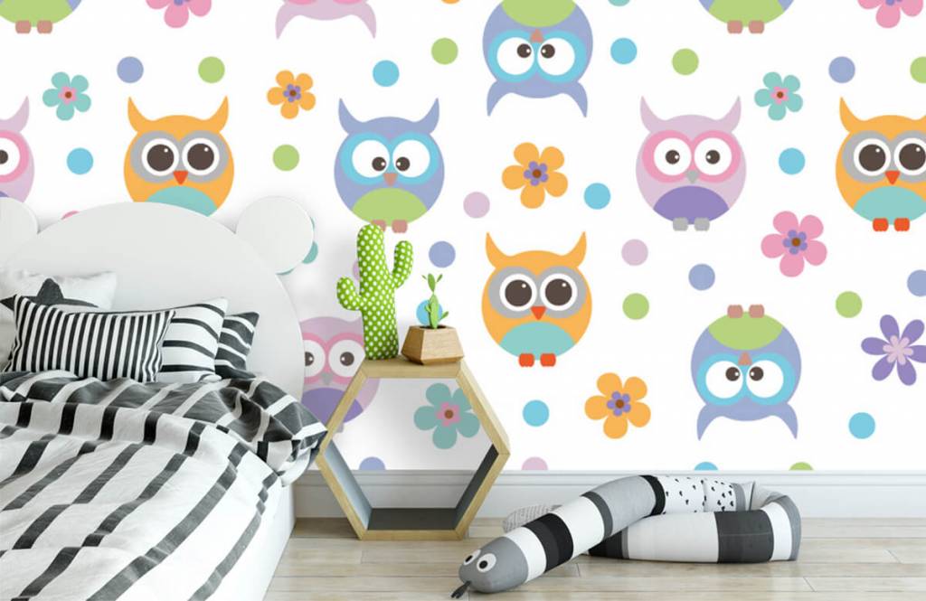 Other - Wallpaper with owls - Children's room 3