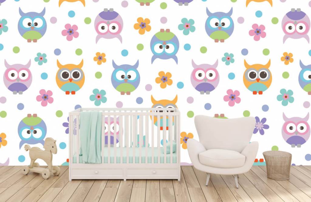 Other - Wallpaper with owls - Children's room 5