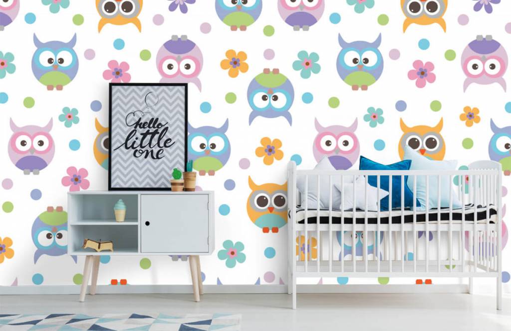 Other - Wallpaper with owls - Children's room 6