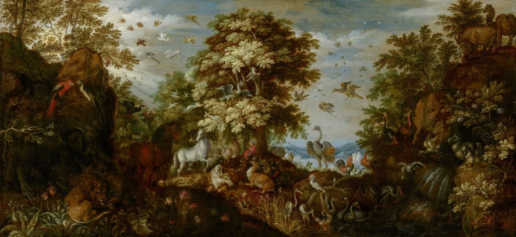Orpheus enchants the animals with his music