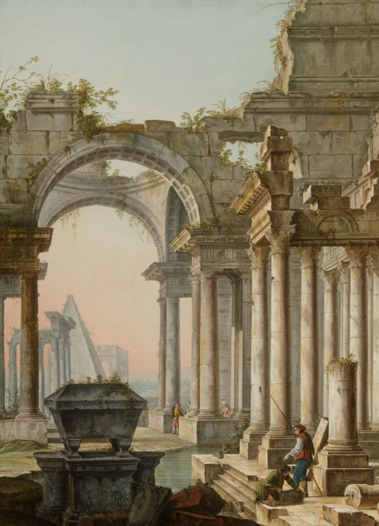 Capriccio with ruins