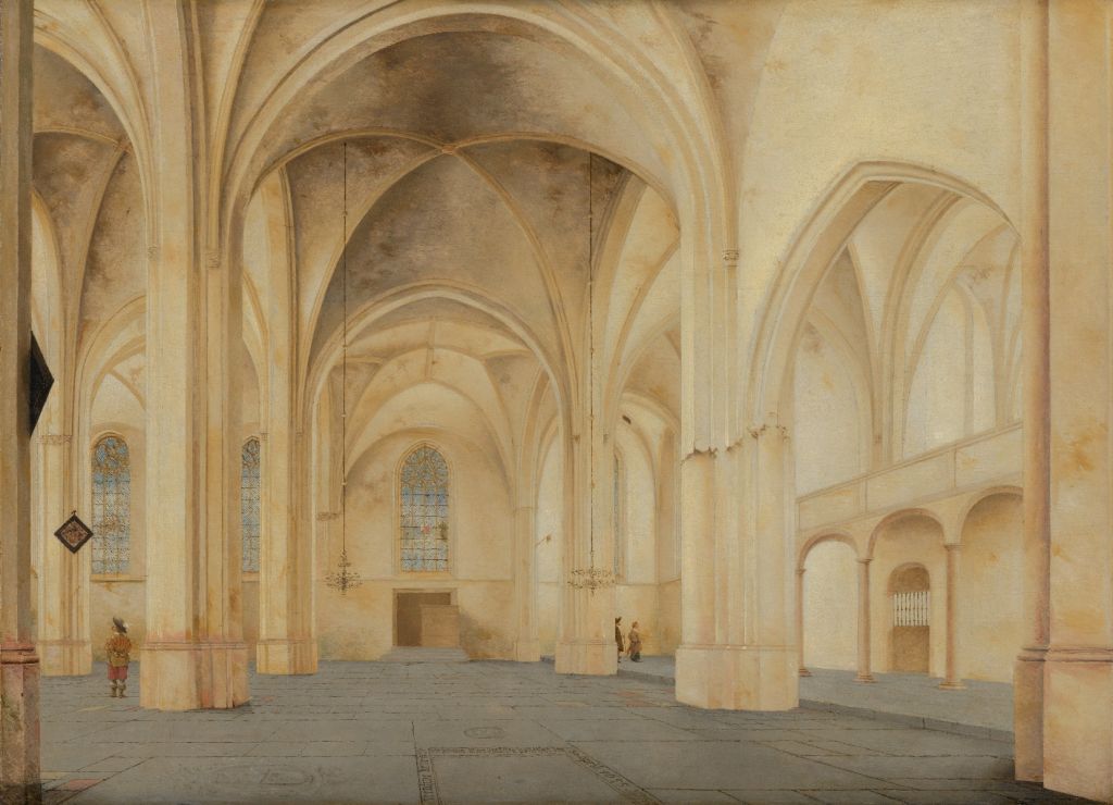 The interior of the Cunerakerk in Rhenen