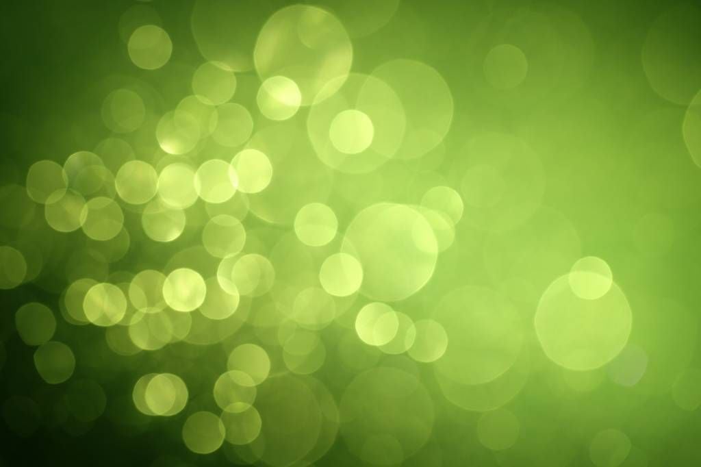 Abstract green circles