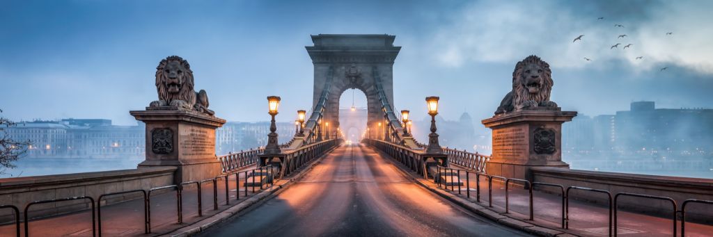 Chain bridge in Budapest