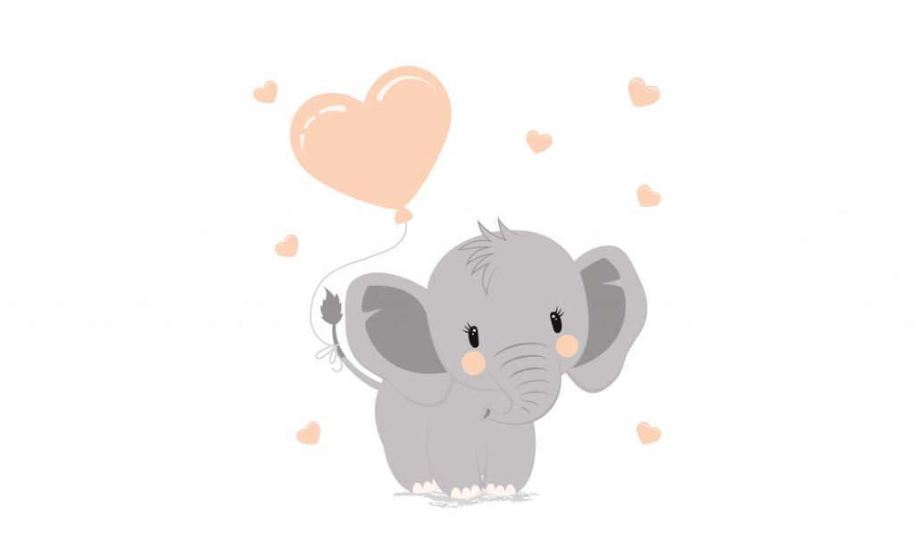 Elephant with heart