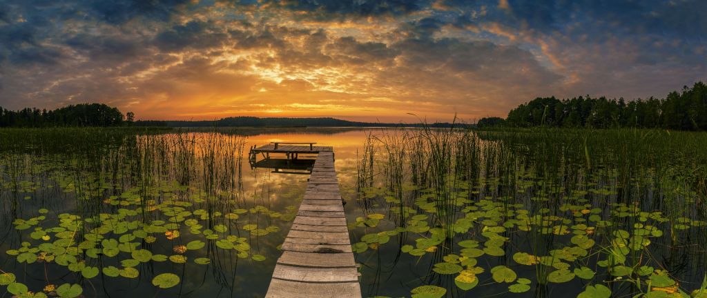 Sunrise at the lake