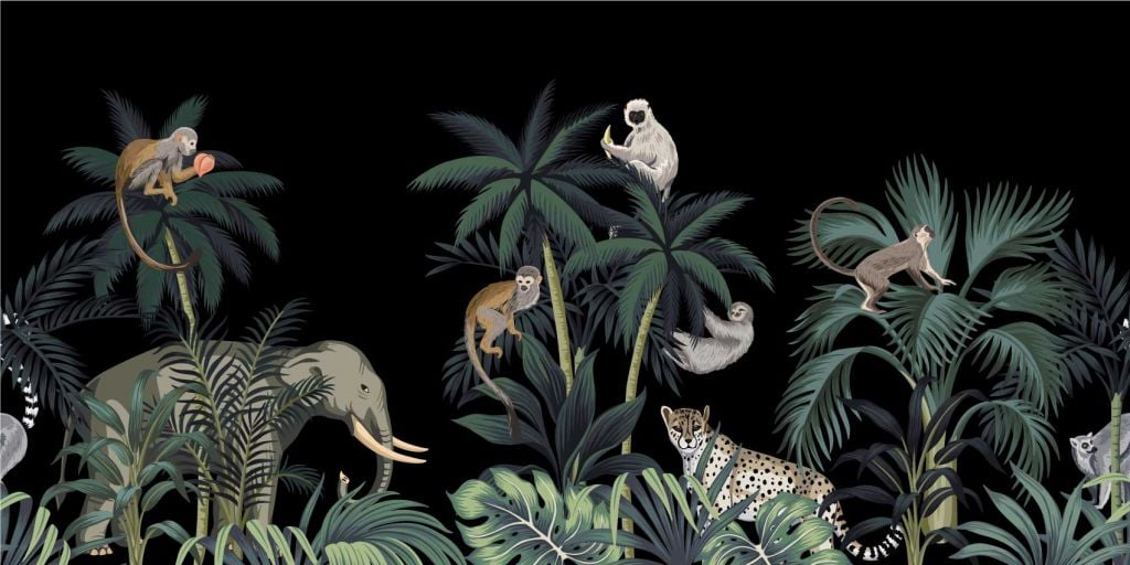 Animals in the jungle
