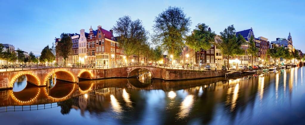 Amsterdam at night