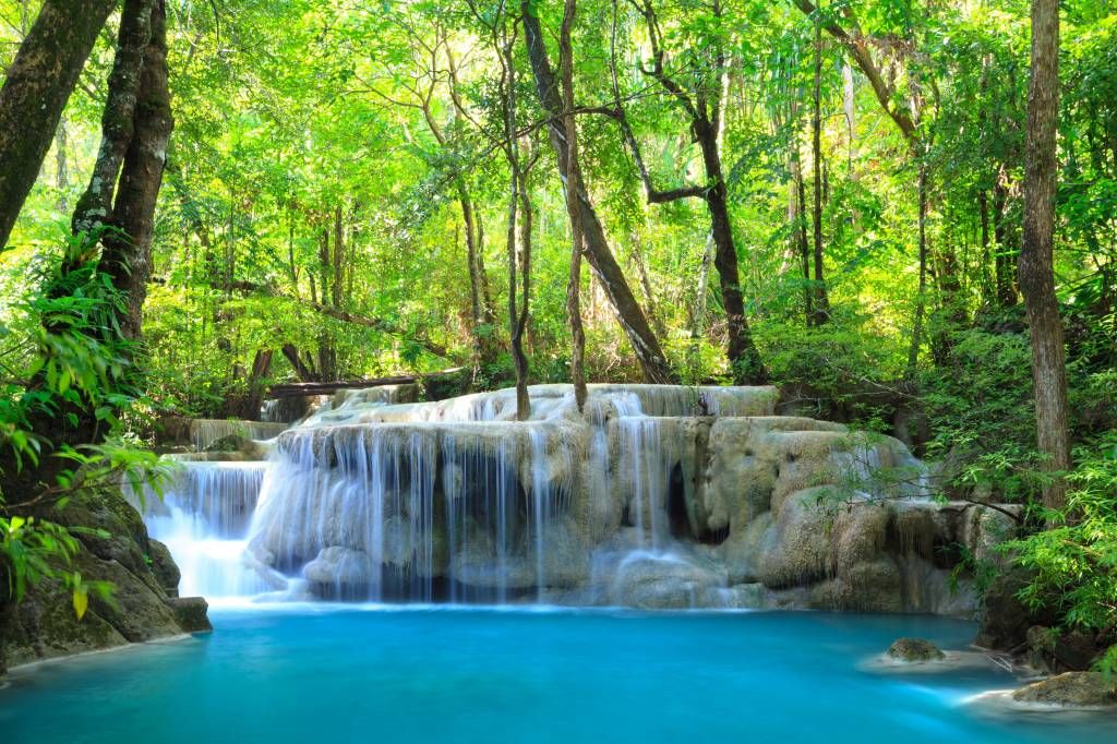 Epitome Décor Cascade Waterfall HD 3D Wallpaper for Home , Living Hall [10  FT X 11 FT]-[Epi_373_8549] : Amazon.in: Home Improvement