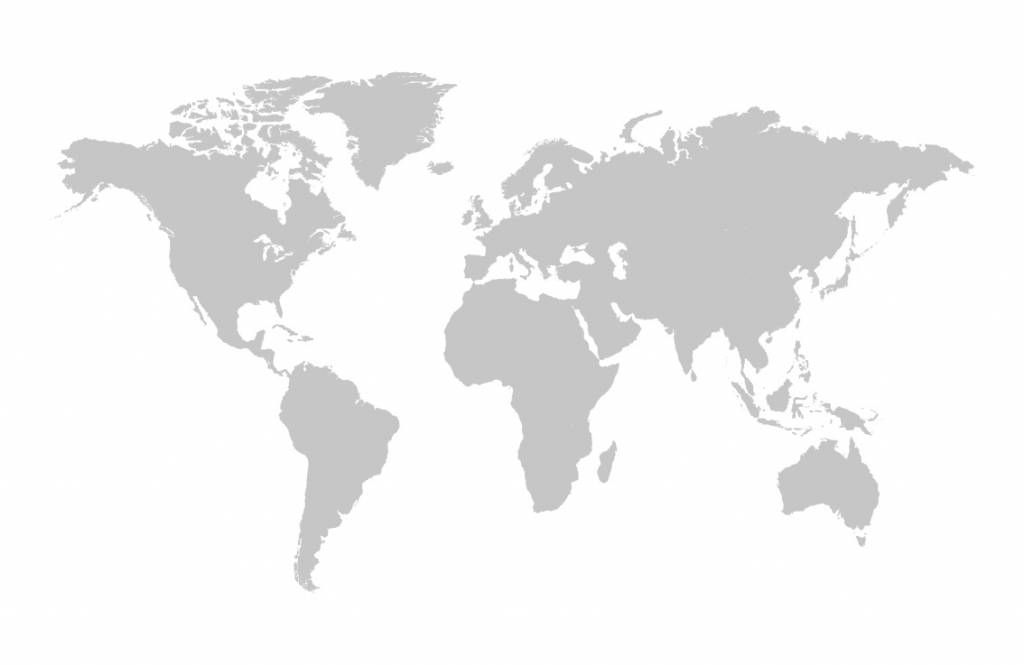 Grey world map