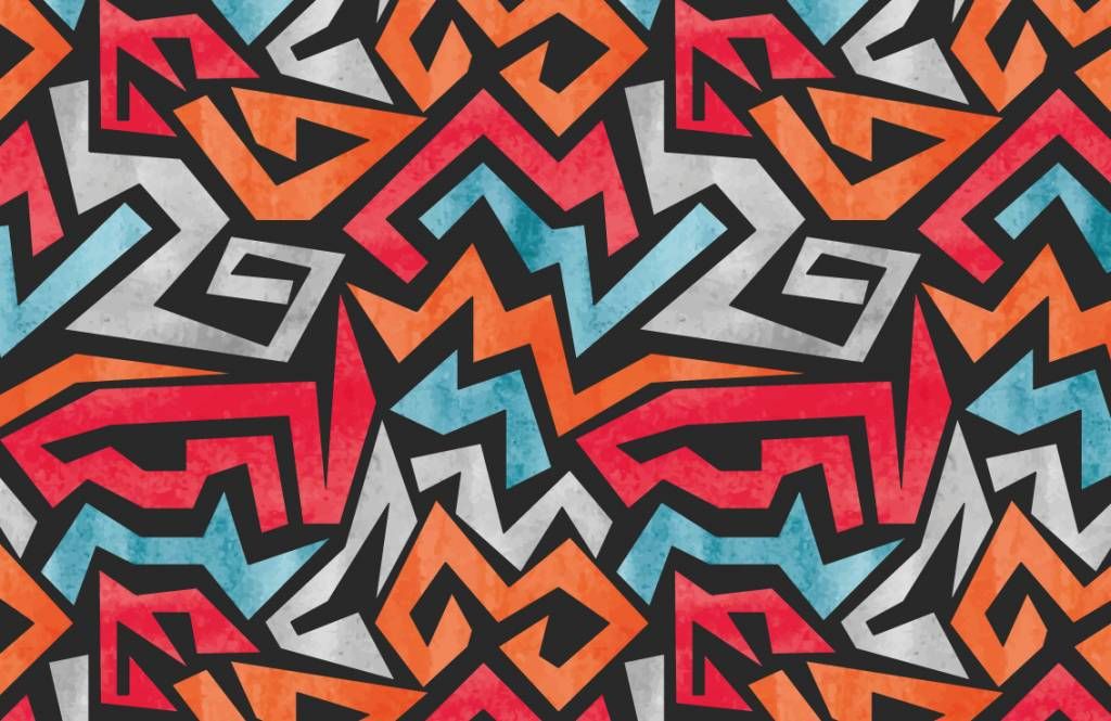 Colorful graphic print