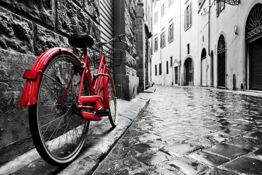 Red bike