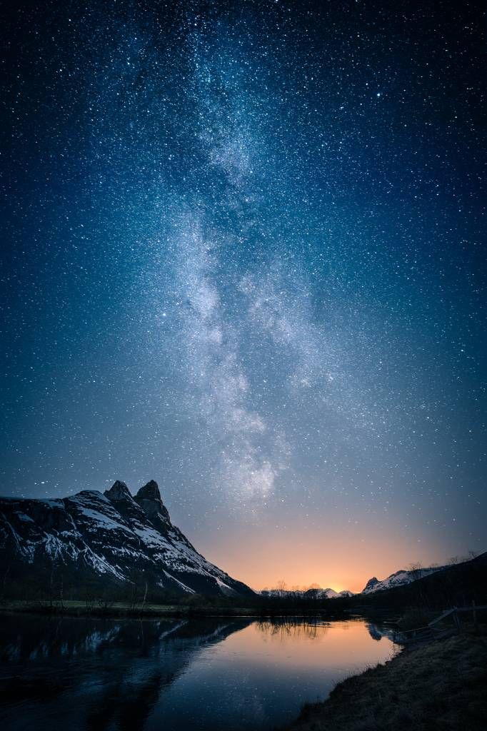 Starry sky in Alaska