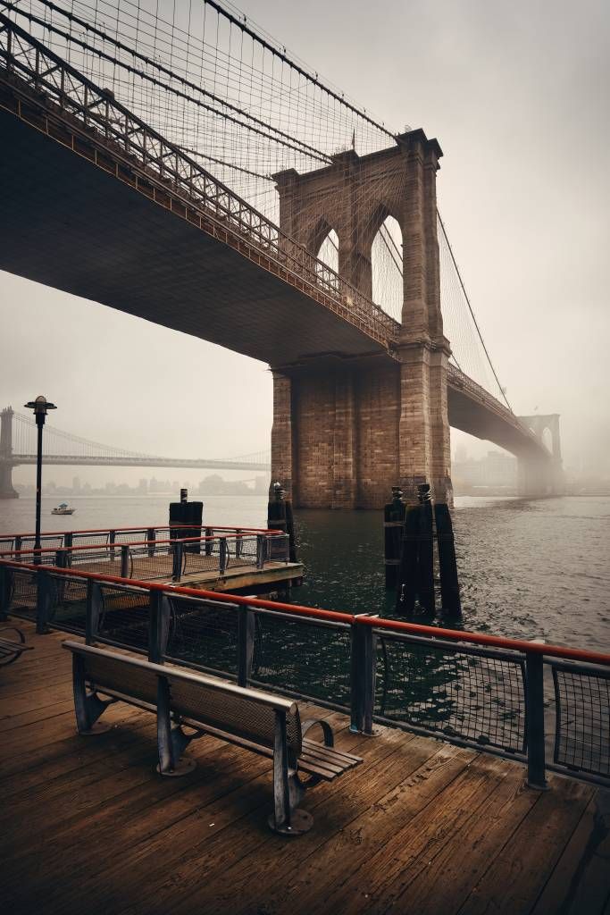 Bridge through the fog