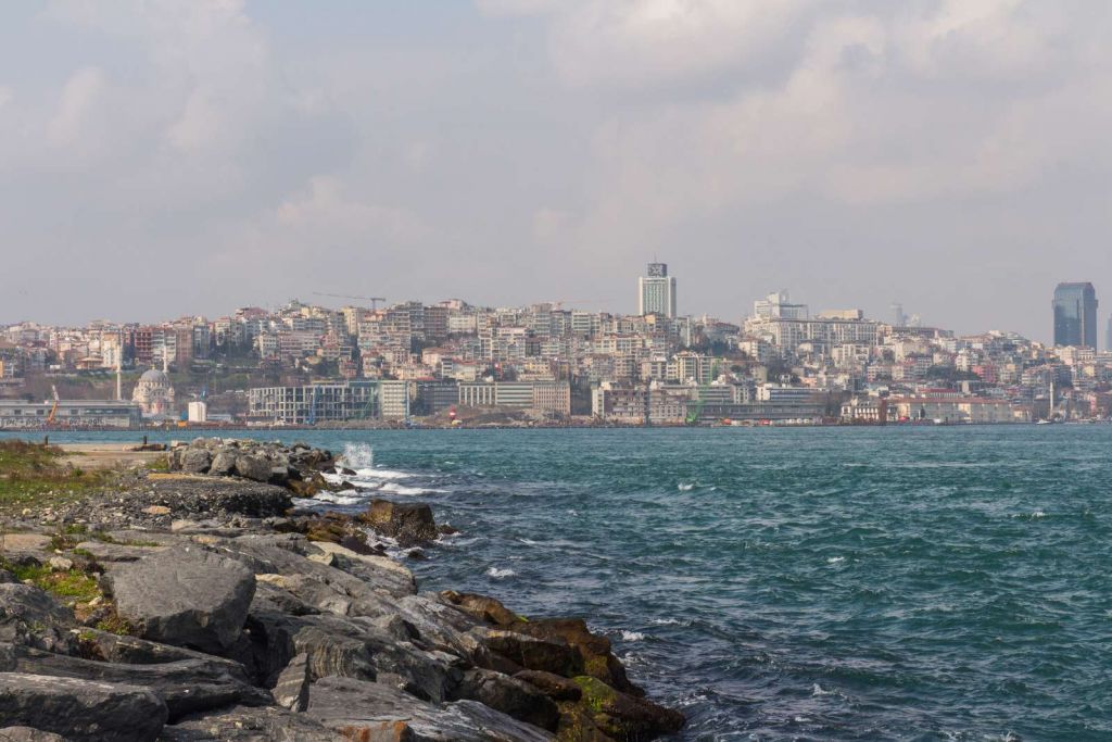 Beşiktaş vanaf het water