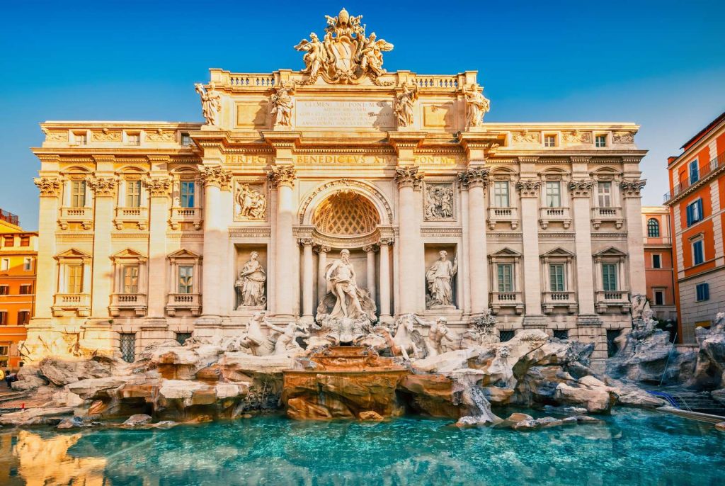 De Trevifontein in Rome