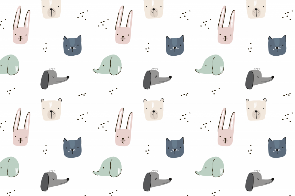 Dieren tekeningen print