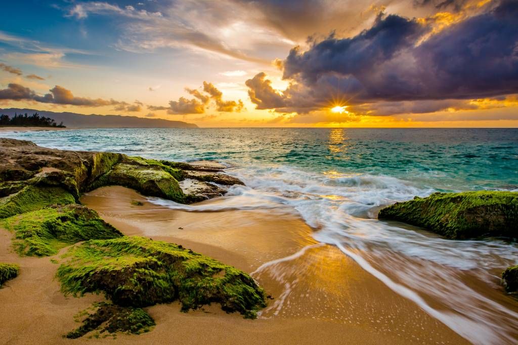 A beautiful Hawaiian sunset