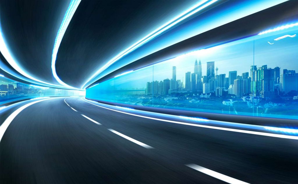 Futuristische tunnel