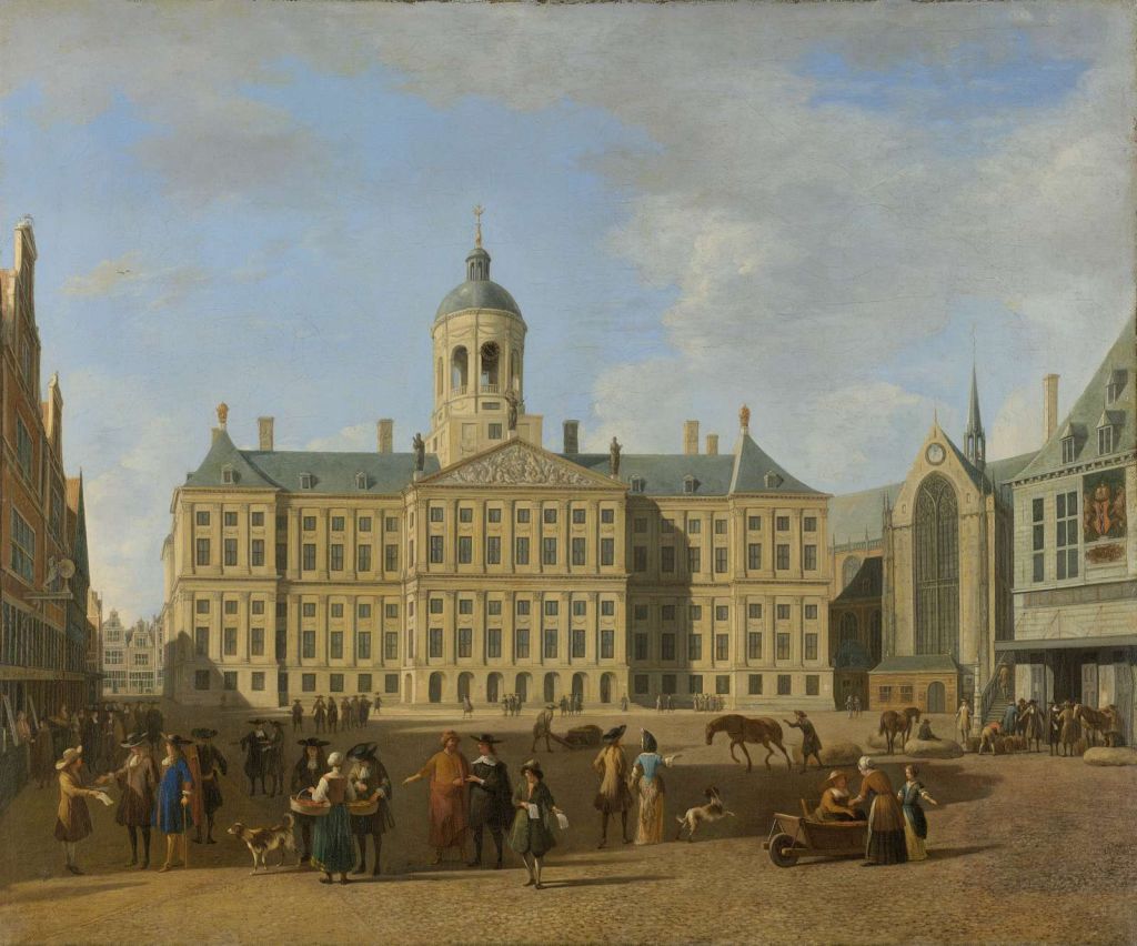 Het stadhuis op de Dam in Amsterdam