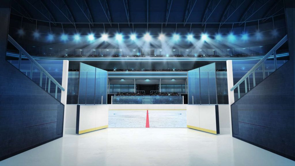 Ingang ijshockey arena