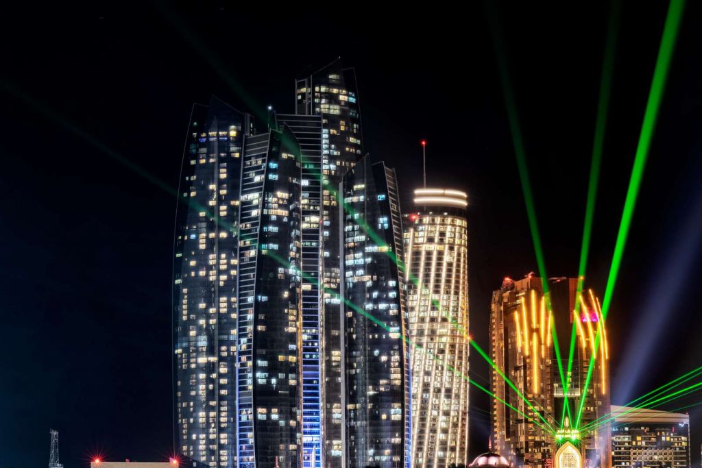 Lasershow in Dubai