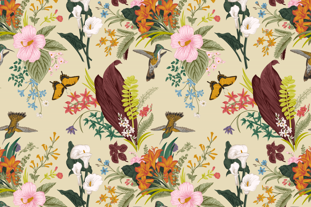 Leven in de lente print