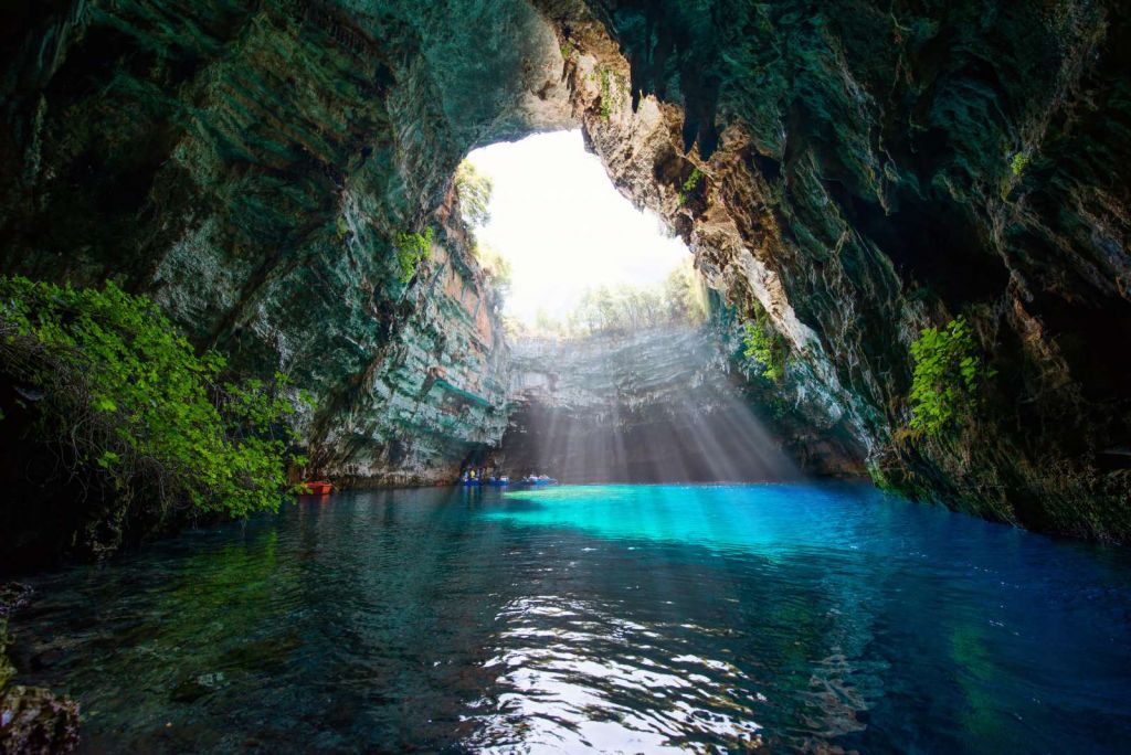 Melissani meer op Kefalonia