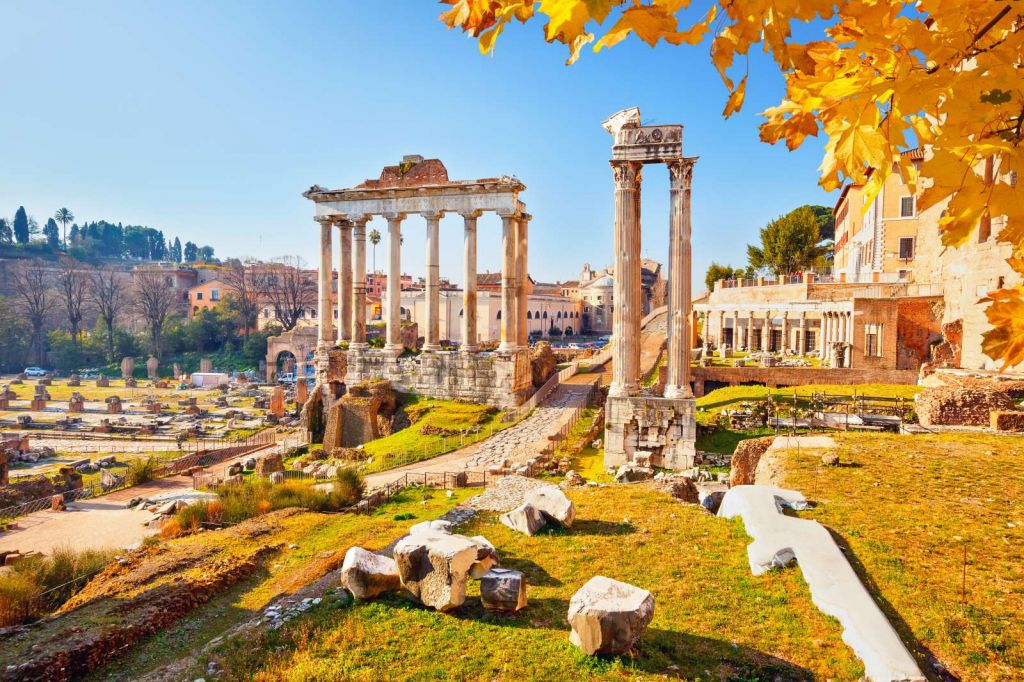 Romeinse ruïnes in Rome