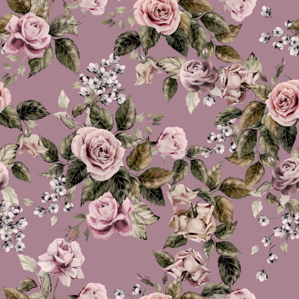 Roze rozen met een roze achtergrond