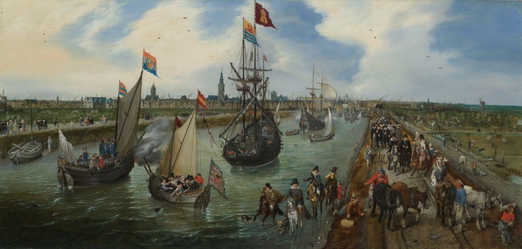 The departure of a dignitary from Middelburg