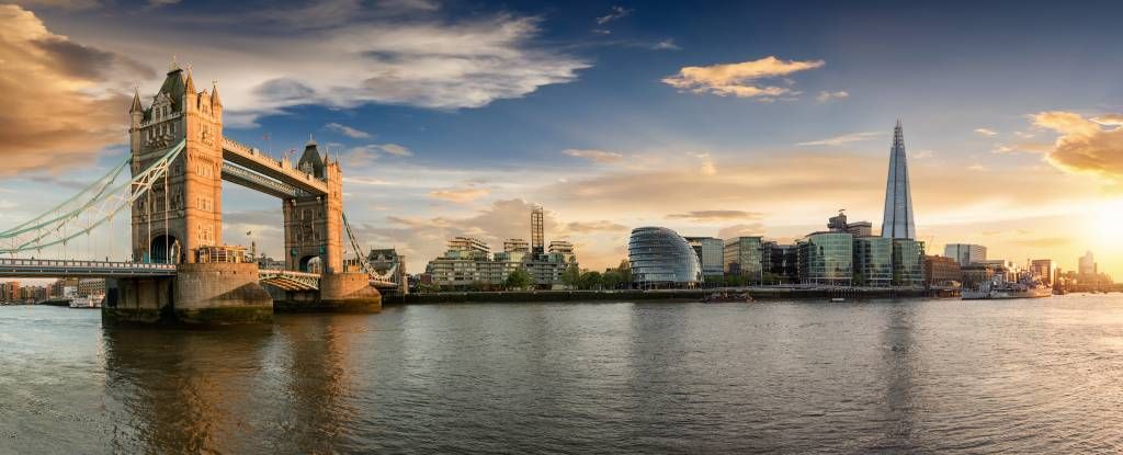 Skyline London with Tower Bridge