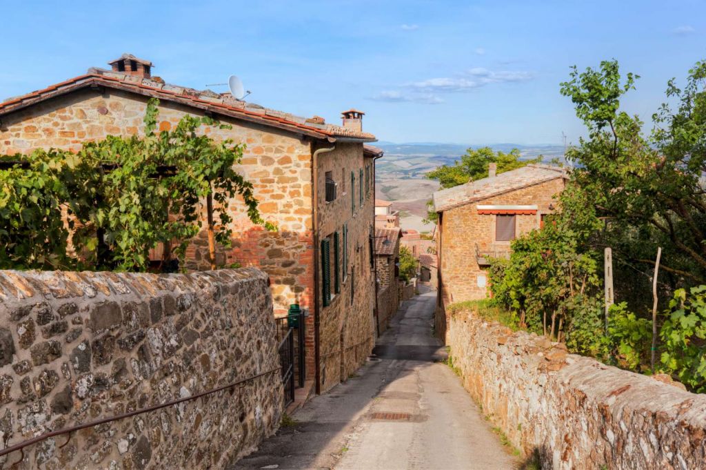 Smal straatje in Italië