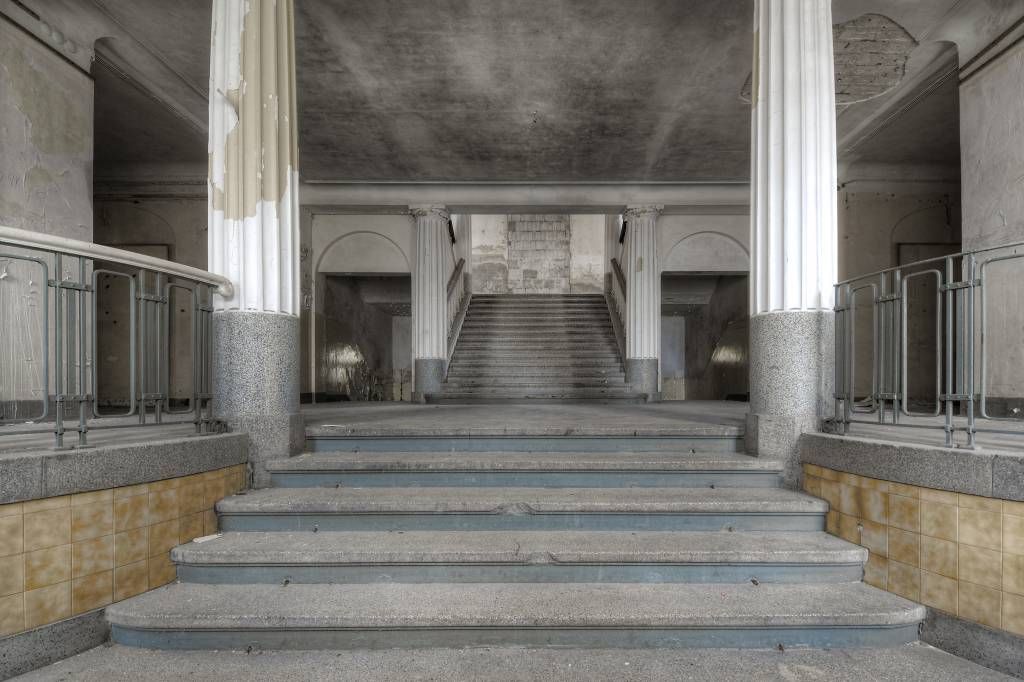 Stately staircase in barracks