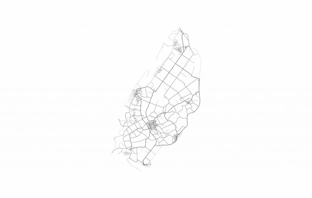 Map of Texel, white