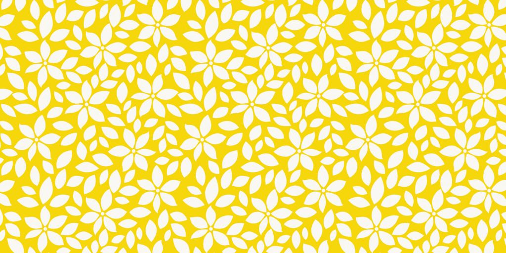 Yellow flower pattern